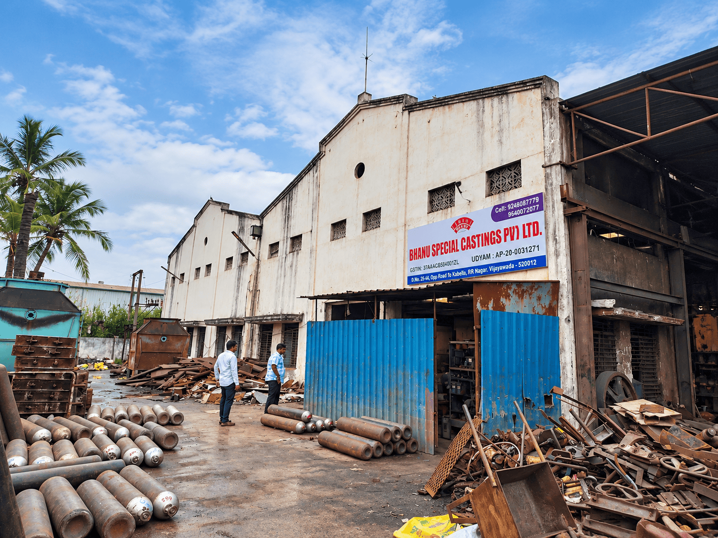 Bhanu Special Castings factory in Vijayawada
